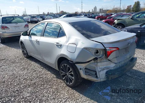 2015 Toyota Corolla S Plus из США, поврежденный, VIN 2T1BURHE6FC474907